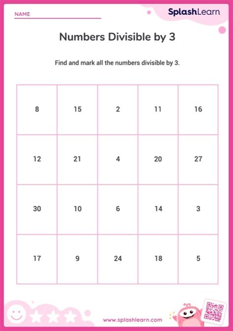 numbers divisible by 3|numbers divisible by 3 list.
